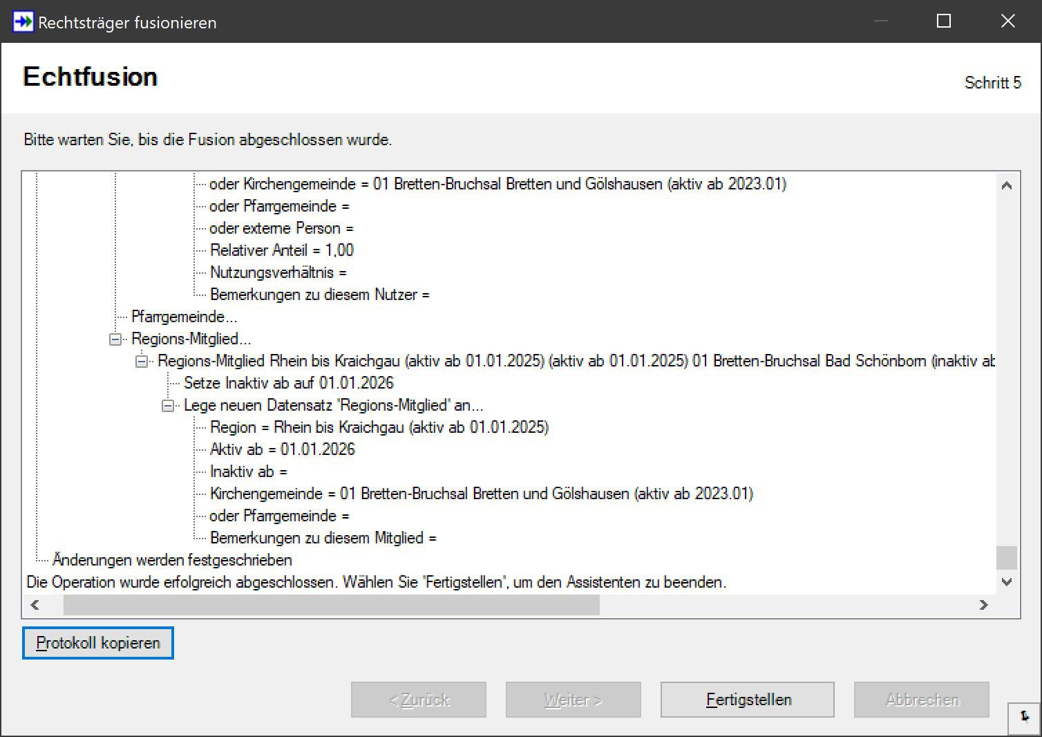 SF Fundus Fusionsassistent Echtfusion
