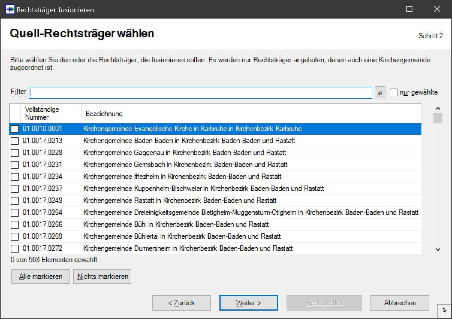 SF Fundus Fusionsassistent Quellrechtsträger